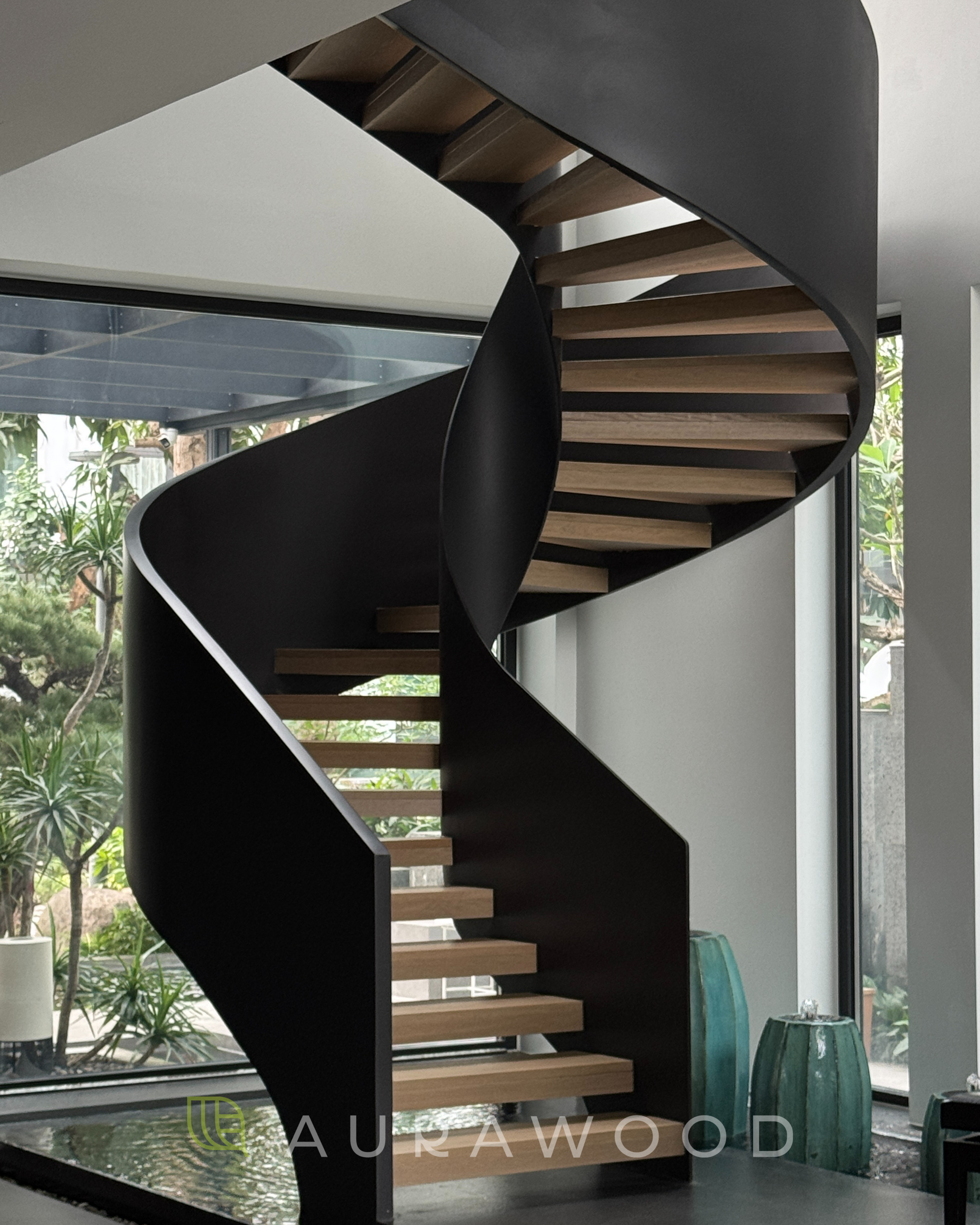 Cầu thang gỗ của Aura Wood